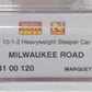 Micro-Trains 14100120 N Milwaukee 83' 10-1-2 Sleeper Heavy Weight Passenger LN/Box
