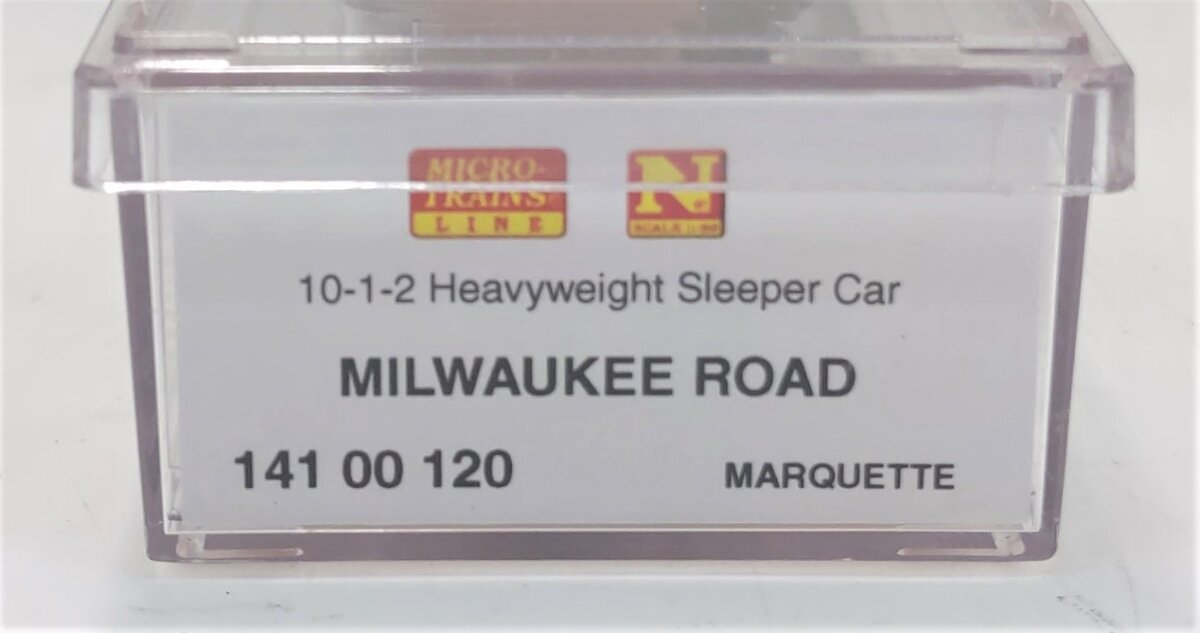 Micro-Trains 14100120 N Milwaukee 83' 10-1-2 Sleeper Heavy Weight Passenger LN/Box