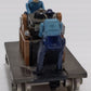 Bachmann 1320 HO Blue Gandy Dancer Electrically Powered Hand Car EX/Box