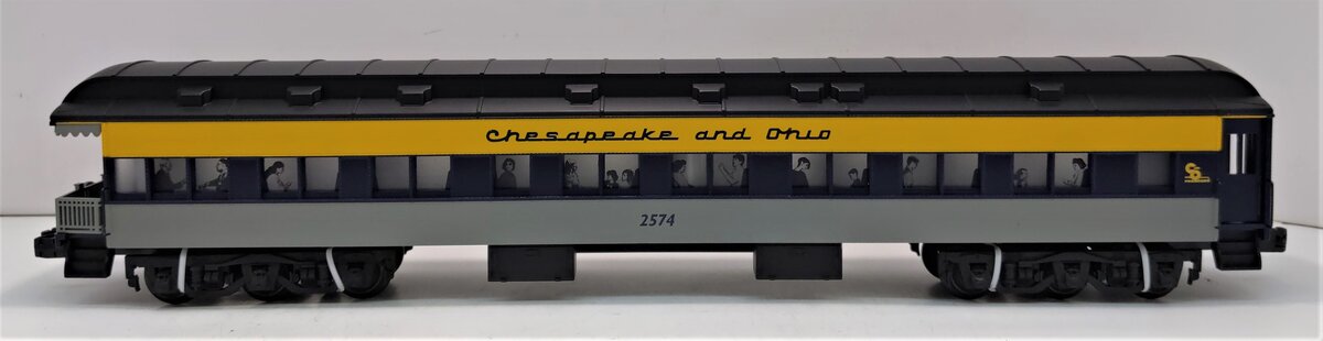 Lionel 6-19091 O Gauge Chesapeake and Ohio Heavyweight Observation Car #2574 LN/Box