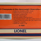 Lionel 6-19091 O Gauge Chesapeake and Ohio Heavyweight Observation Car #2574 LN/Box