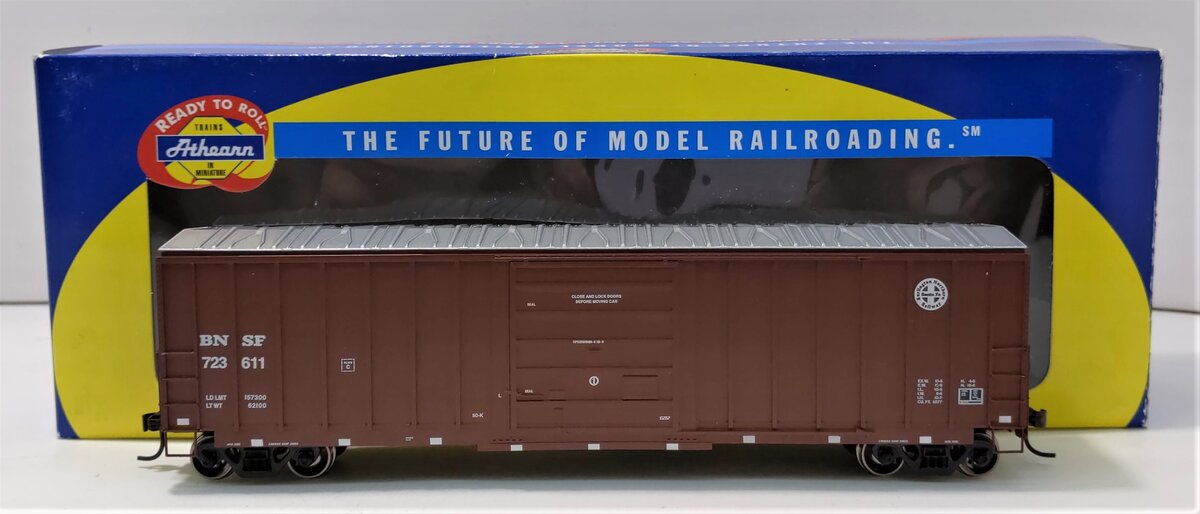 Athearn 89314 HO BNSF 50' SIECO Boxcar #723611