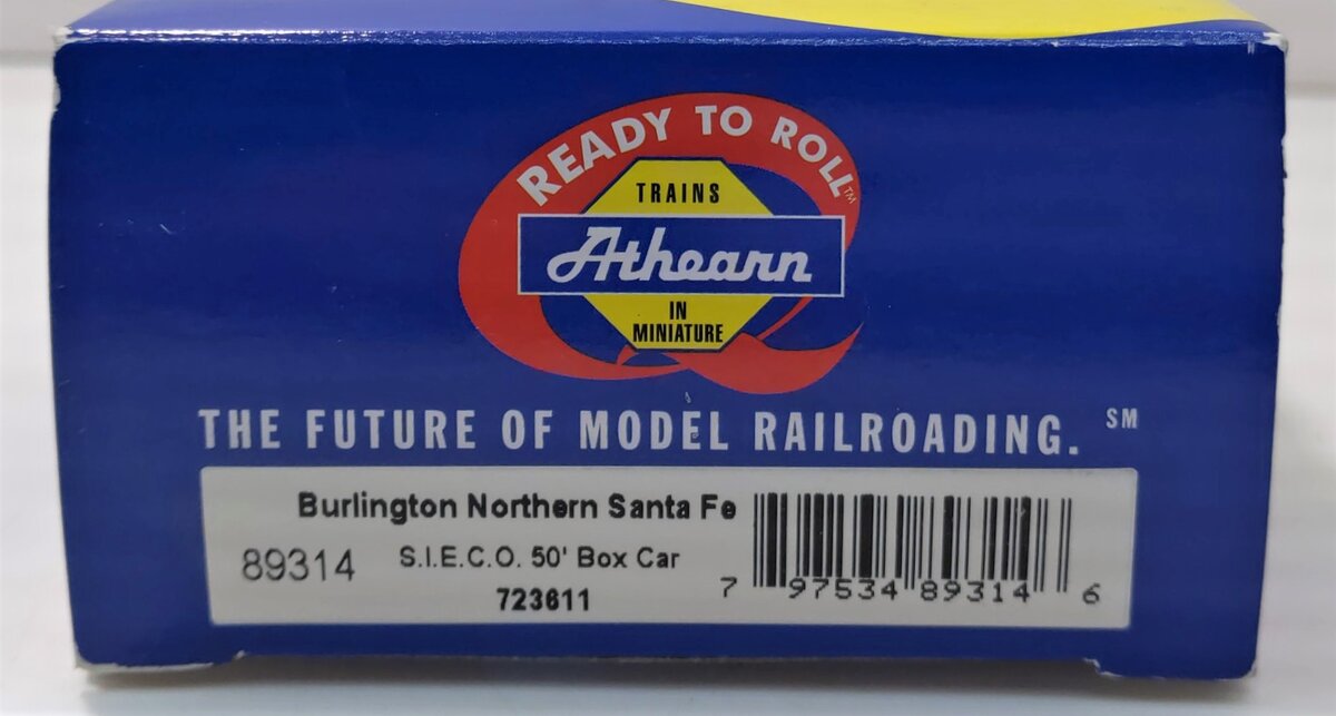 Athearn 89314 HO BNSF 50' SIECO Boxcar #723611