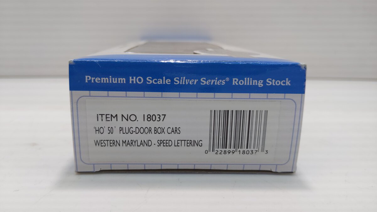 Bachmann 18037 HO Western Maryland 50' Plug-Door Boxcar #36003