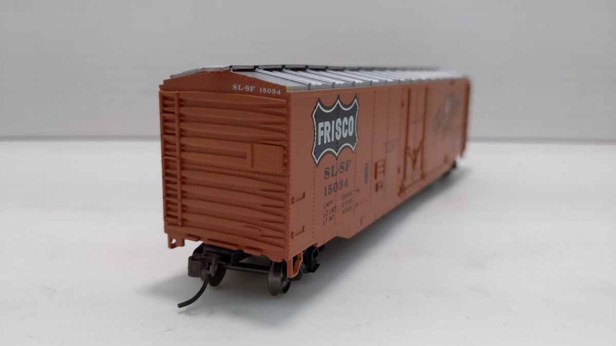 Bachmann 18025 HO Frisco 50' Plug-Door Box Car #15034