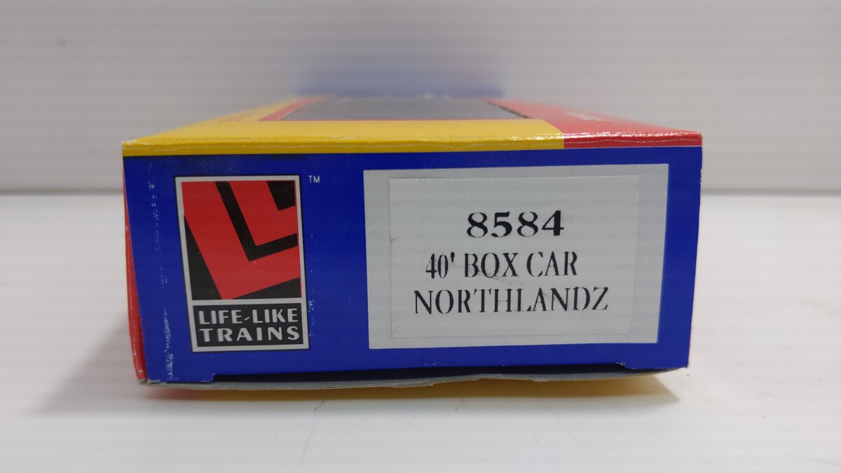 Life Like 8584 HO Scale Northlandz 40' Box Car #1997 LN/Box
