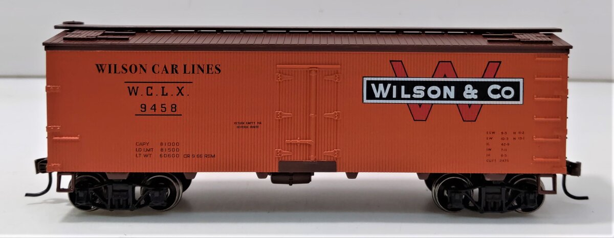 Roundhouse 85506 HO RTR 36' Old Time Reefer, Wilson #9458