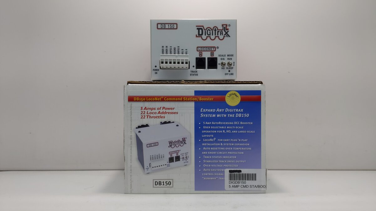 Digitrax DB150 Command Station & Booster