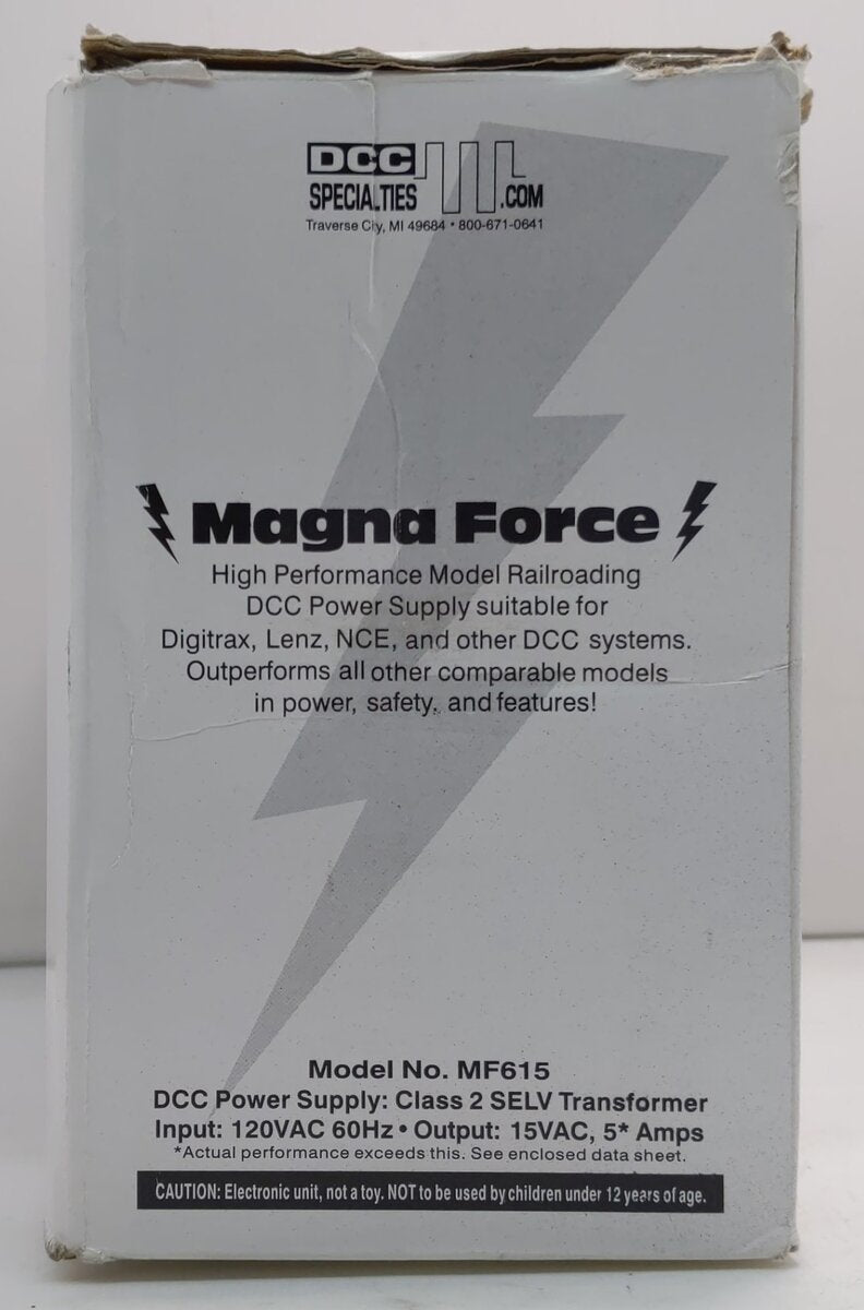 DCC Specialties MF615 HO Scale Magna Force DCC Power Supply