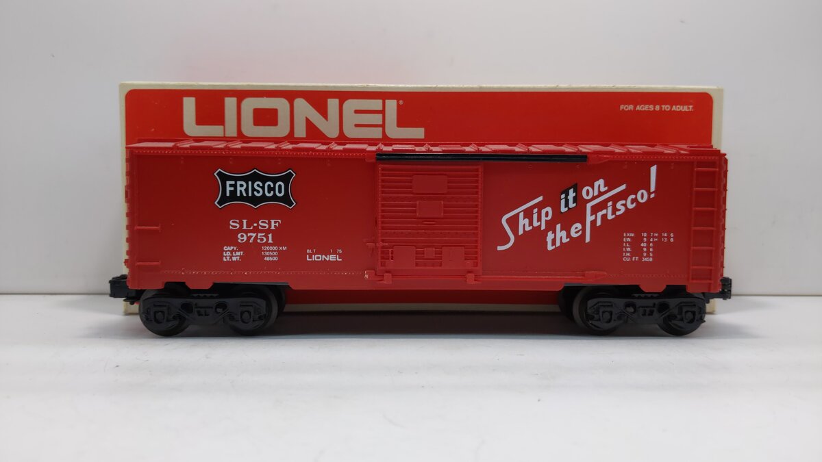 Lionel 6-9751 O Gauge Frisco Boxcar LN/Box