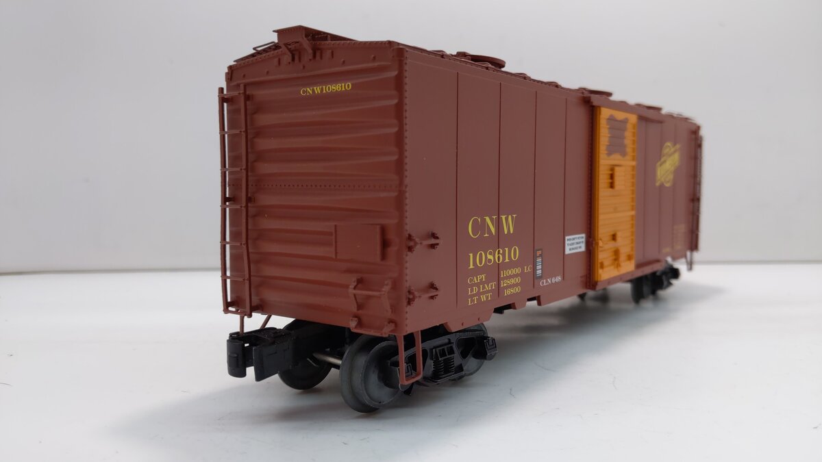 Lionel 2126081 O CNW 40' Roof Hatch Boxcar #108610 LN/Box