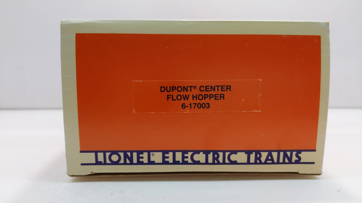 Lionel 6-17003 O Gauge DuPont Center Flow 2-Bay Hopper #17003 LN/Box