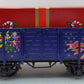 LGB 42210 G Scale The Christmas Train Blue Gondola w/Red Gift Box Load LN/Box