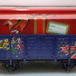 LGB 42210 G Scale The Christmas Train Blue Gondola w/Red Gift Box Load LN/Box