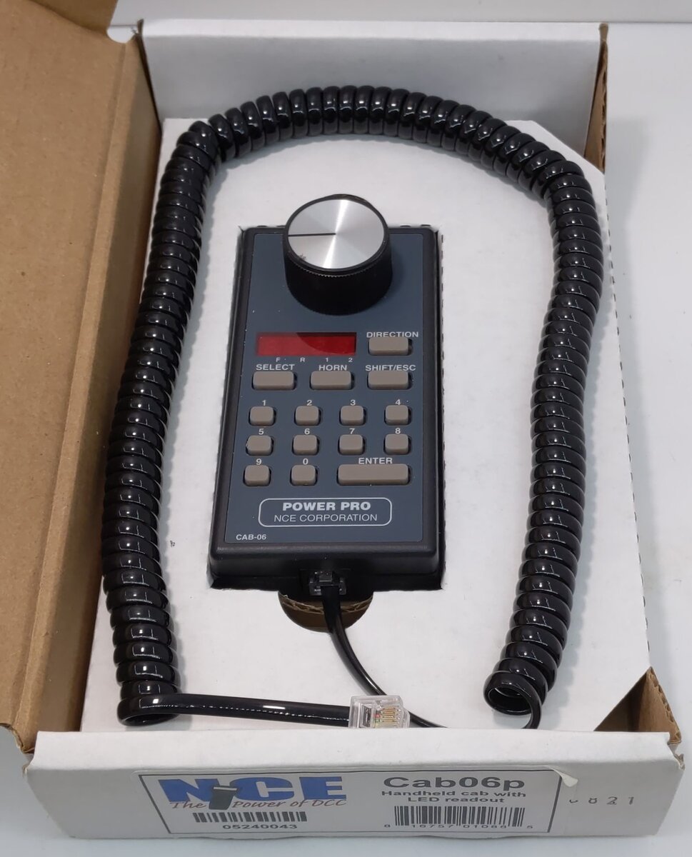NCE Corporation 043 CAB06P Engineer Cab Controller with LED Display