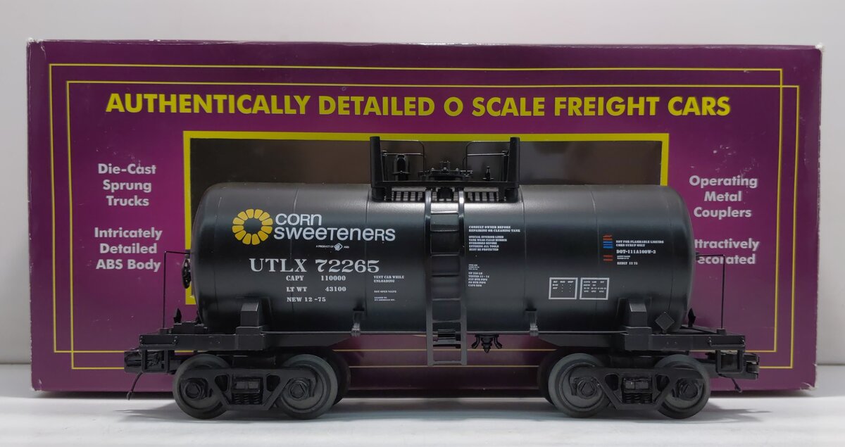 MTH 20-96238 O Gauge ADM Corn 8K Gallon Tank Car #72265 LN/Box
