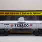 MTH 30-7316 O Texaco Single Dome Tank Car #878991 LN/Box