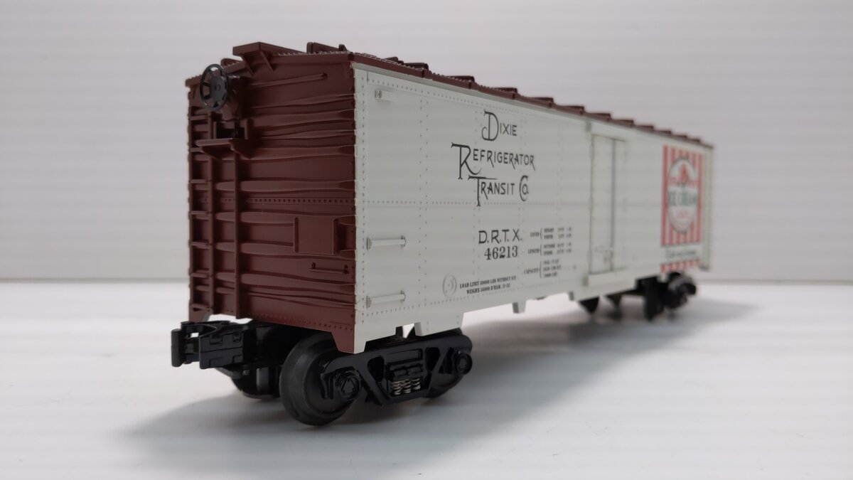 MTH 30-7821 O Gauge Red Rose Ice Cream Modern Reefer #46213 LN/Box