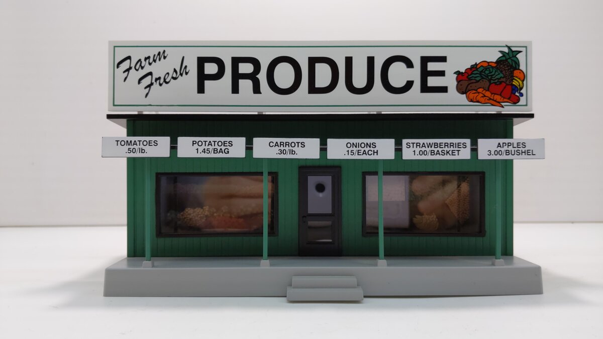 MTH 30-9088 O Roadside Vegetable Stand LN/Box
