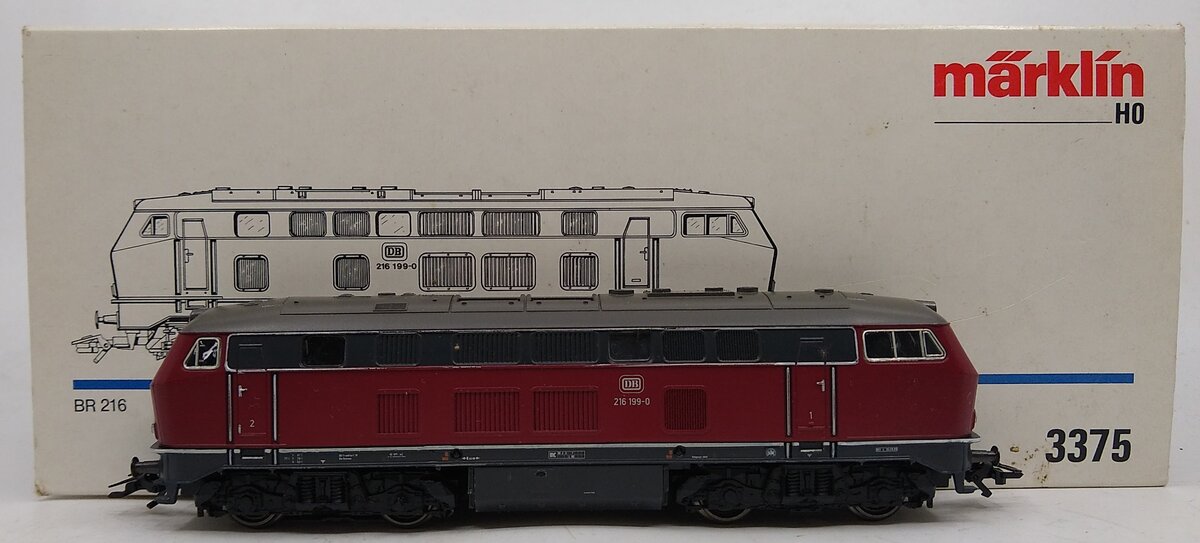 Marklin 3375 HO Scale German Railroad Diesel Locomotive LN/Box