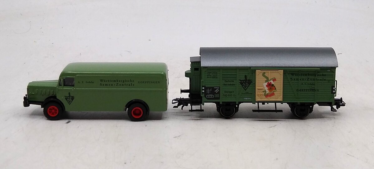 Marklin Museum 2005 HO Freight Car w/Truck Set LN/Box