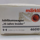 Marklin 46010 HO Scale DB 10 Year Anniversary Insider Track Cleaning 2 Car Set LN/Box