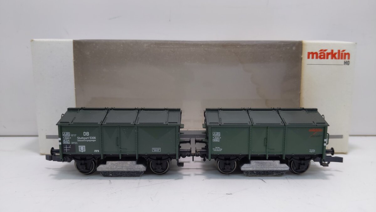 Marklin 46010 HO Scale DB 10 Year Anniversary Insider Track Cleaning 2 Car Set LN/Box