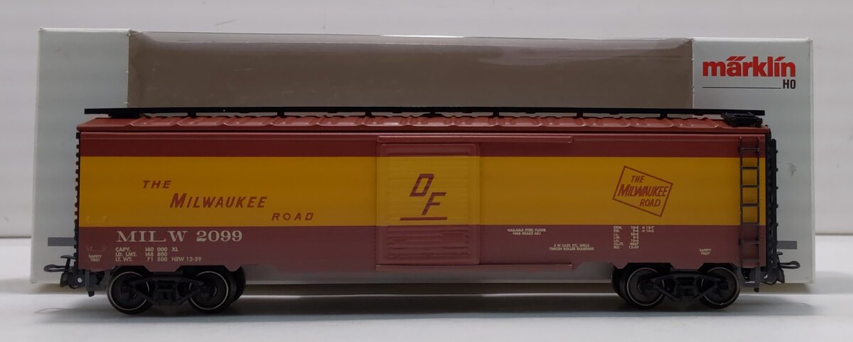 Marklin 45711 HO Scale Milwaukee Road Limited Edition Boxcar EX/Box