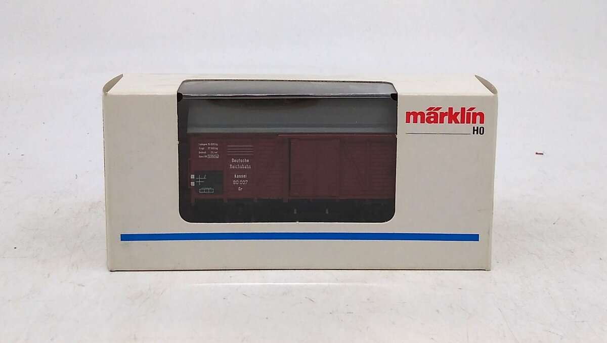 Marklin 48750 HO Scale Deutsche Reichsbahn Boxcar #90 007 LN/Box