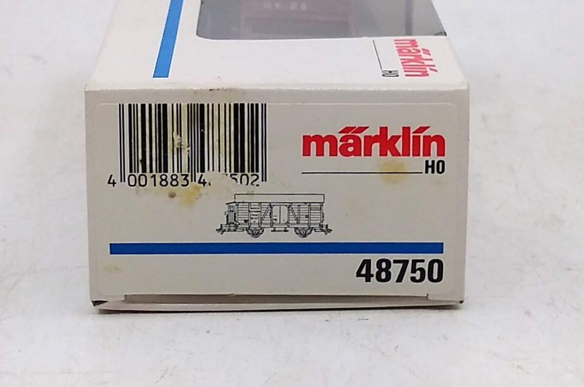 Marklin 48750 HO Scale Deutsche Reichsbahn Boxcar #90 007 LN/Box
