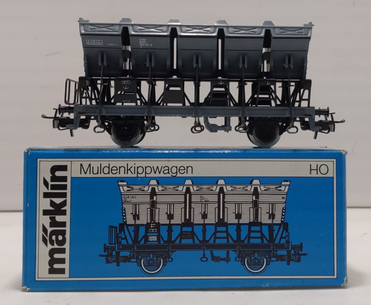 Marklin 4721 HO Scale Muldenkipper Luxemberg Hollow Tilting Car LN/Box