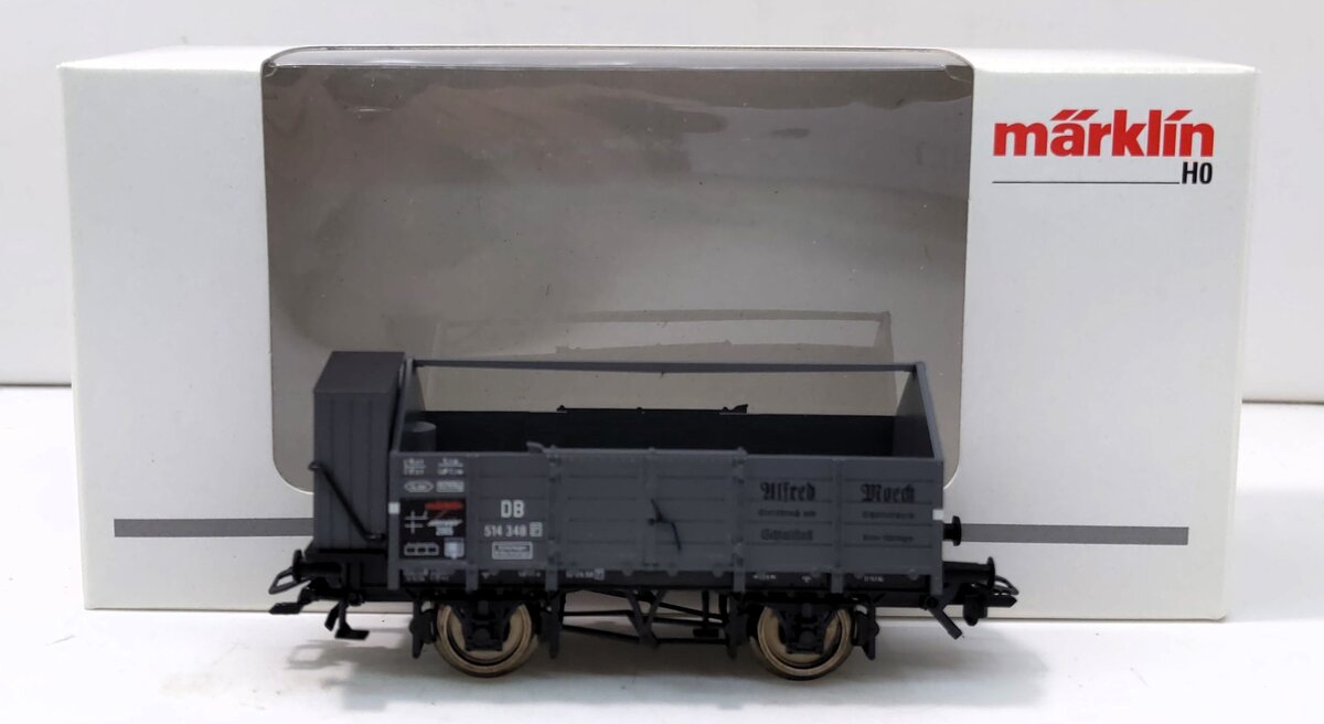 Marklin 46022 HO Deutsche Bahn 2005 Annual Insiders Gondola #514348 EX/Box