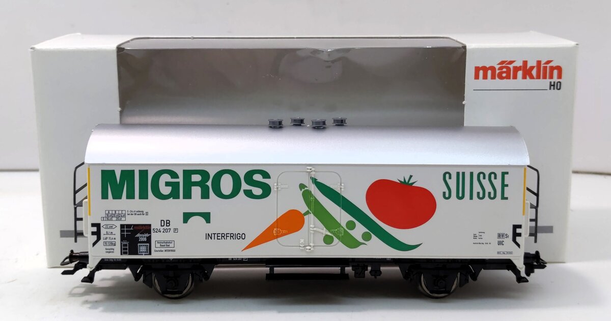 Marklin 48150 HO DB Migros 2006 Annual Insider Reefer Car #524 LN/Box
