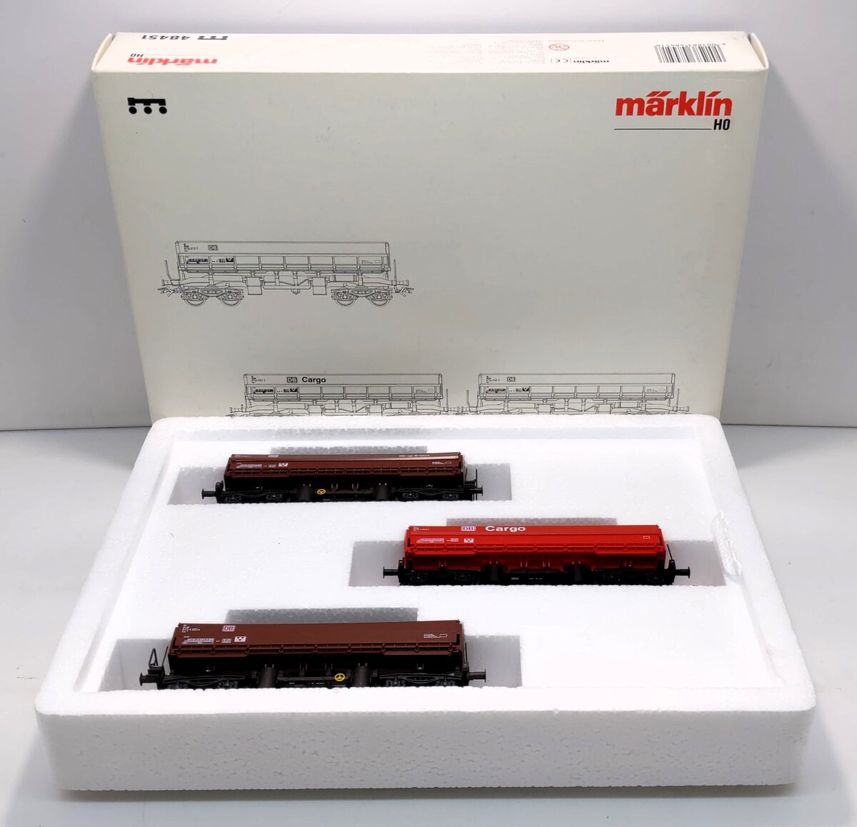 Marklin 48451 HO DB Dump Car 3-Car Set LN/Box