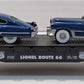 Lionel 6-17560 O Route 66 Flatcar with 2 Sedans