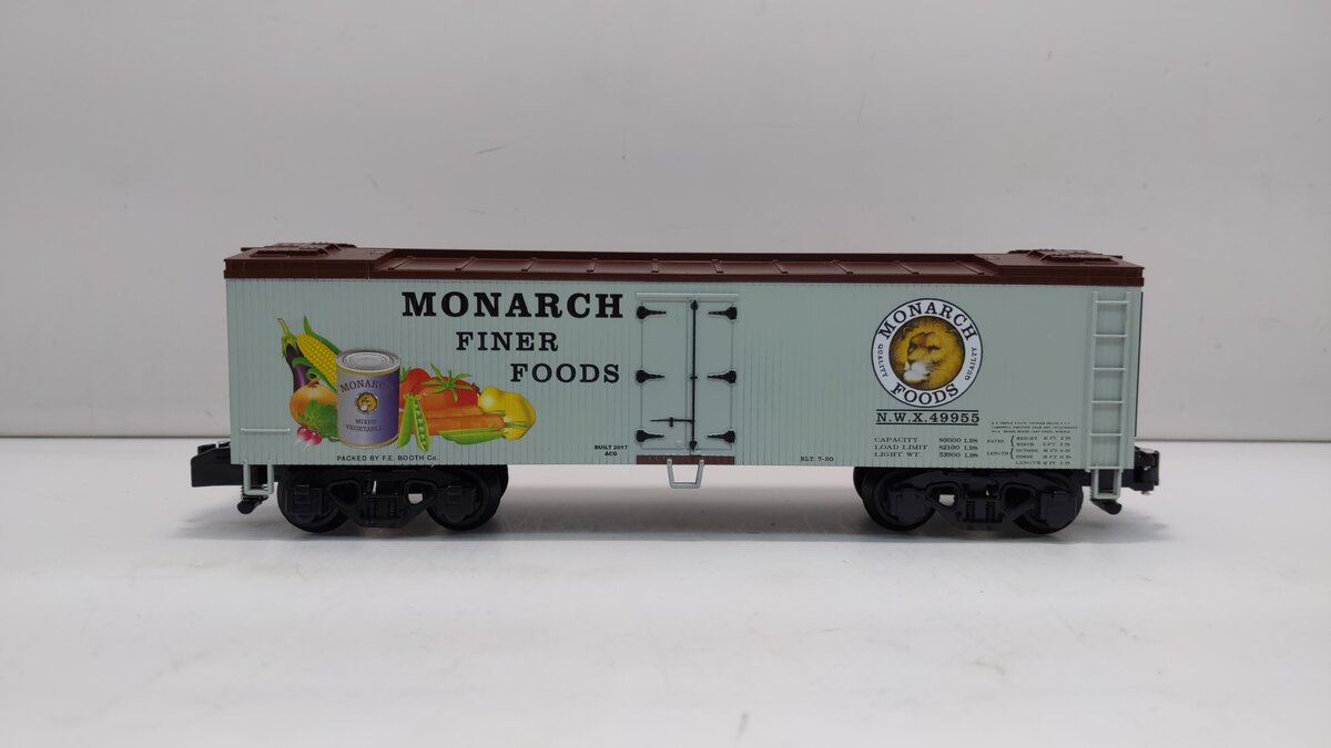 American Flyer 6-49955 S Gauge A/F Monarch Food Reefer LN/Box