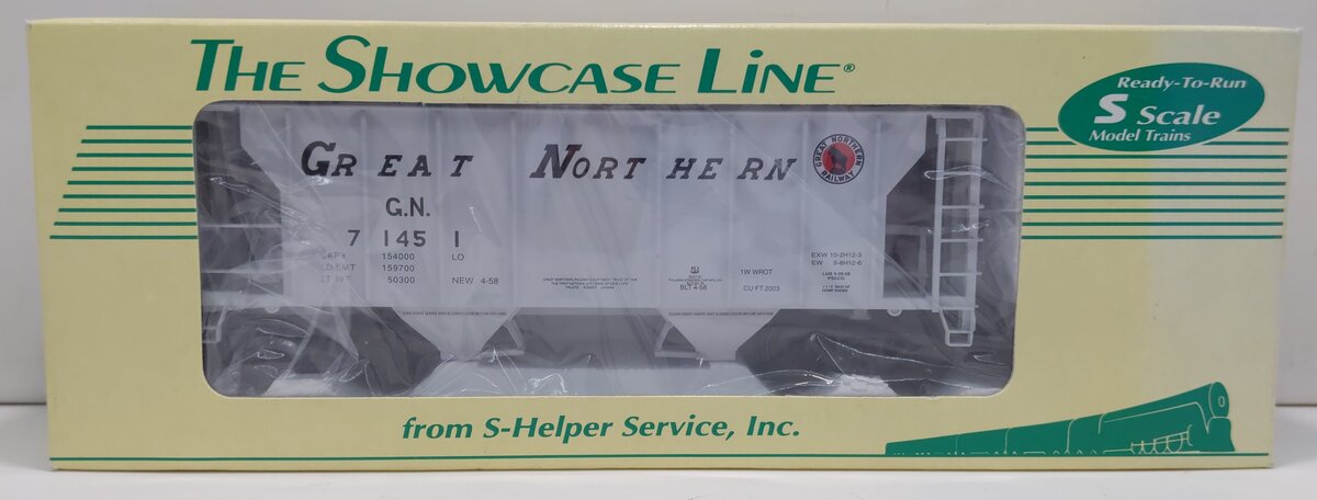 S-Helper 00076 S Scale Great Northern PS-2 Hopper #71451 EX/Box