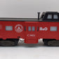 American Flyer 4-9401 S Gauge Baltimore & Ohio Bay Window Illuminated Caboose EX/Box