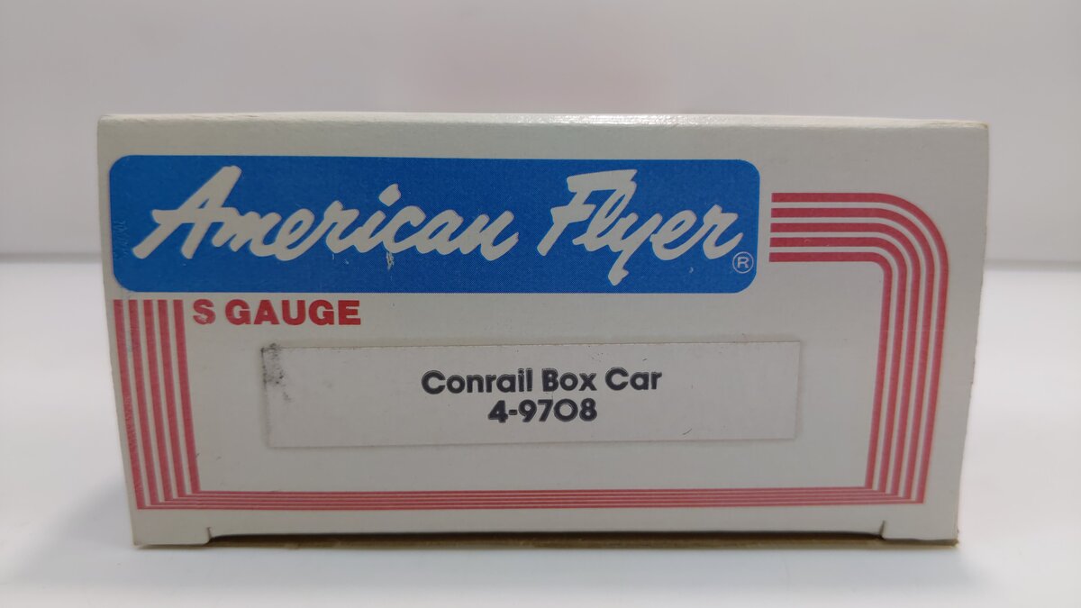 American Flyer 4-9708 S Gauge Conrail Boxcar #9708 LN/Box