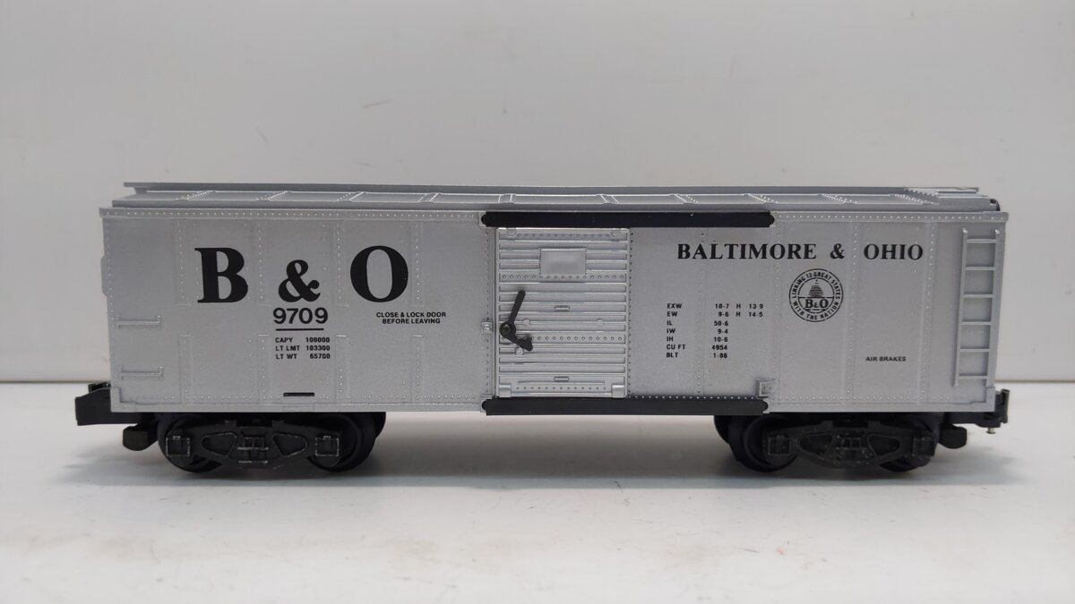American Flyer 4-9709 S Gauge Baltimore & Ohio Boxcar #9709 LN/Box