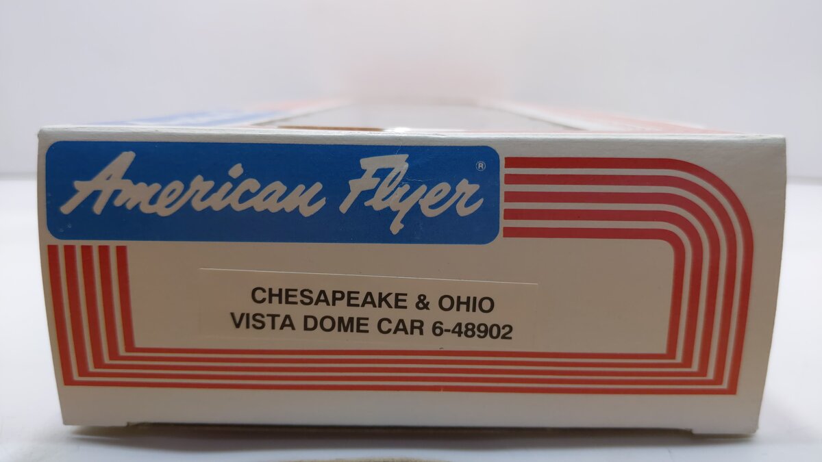 American Flyer 6-48902 S Gauge Chesapeake & Ohio Vista Dome Car LN/Box