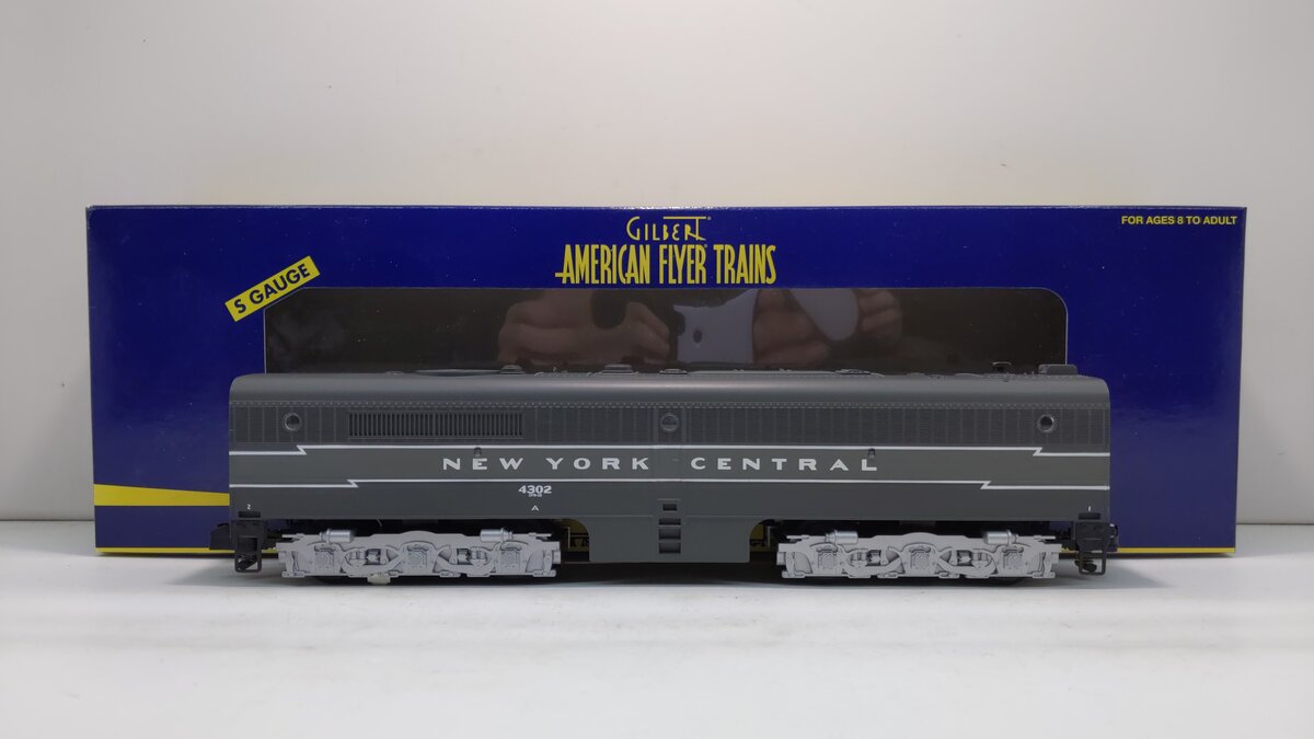 American Flyer 6-48135 S NYC Alco B Unit Diesel Locomotive #4302 w/RailSounds LN/Box