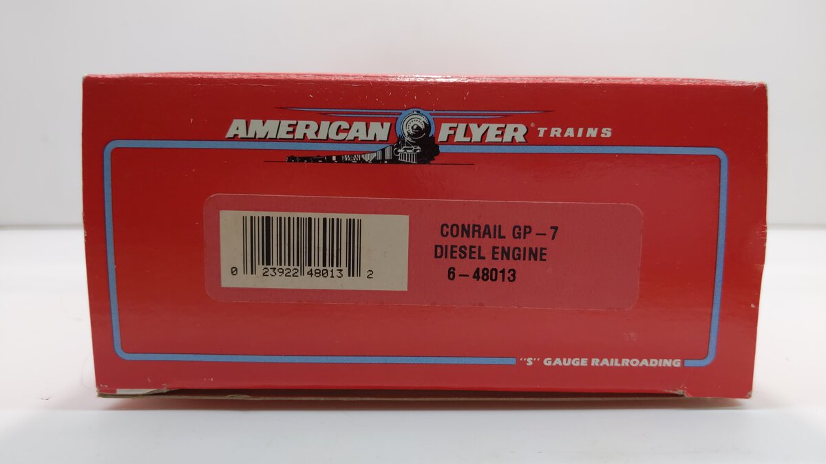 American Flyer 6-48013 S Gauge Conrail GP-7 Diesel Locomotive #5600 LN/Box