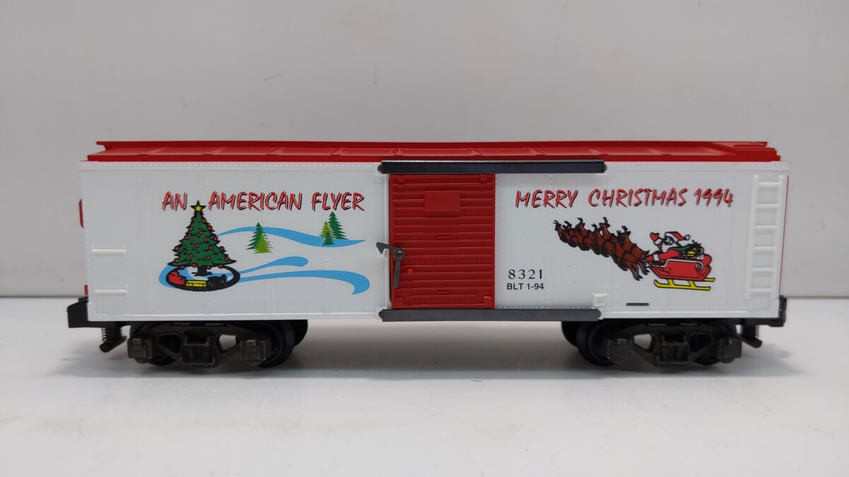 American Flyer 6-48321 S Gauge American Flyer Christmas Boxcar LN/Box