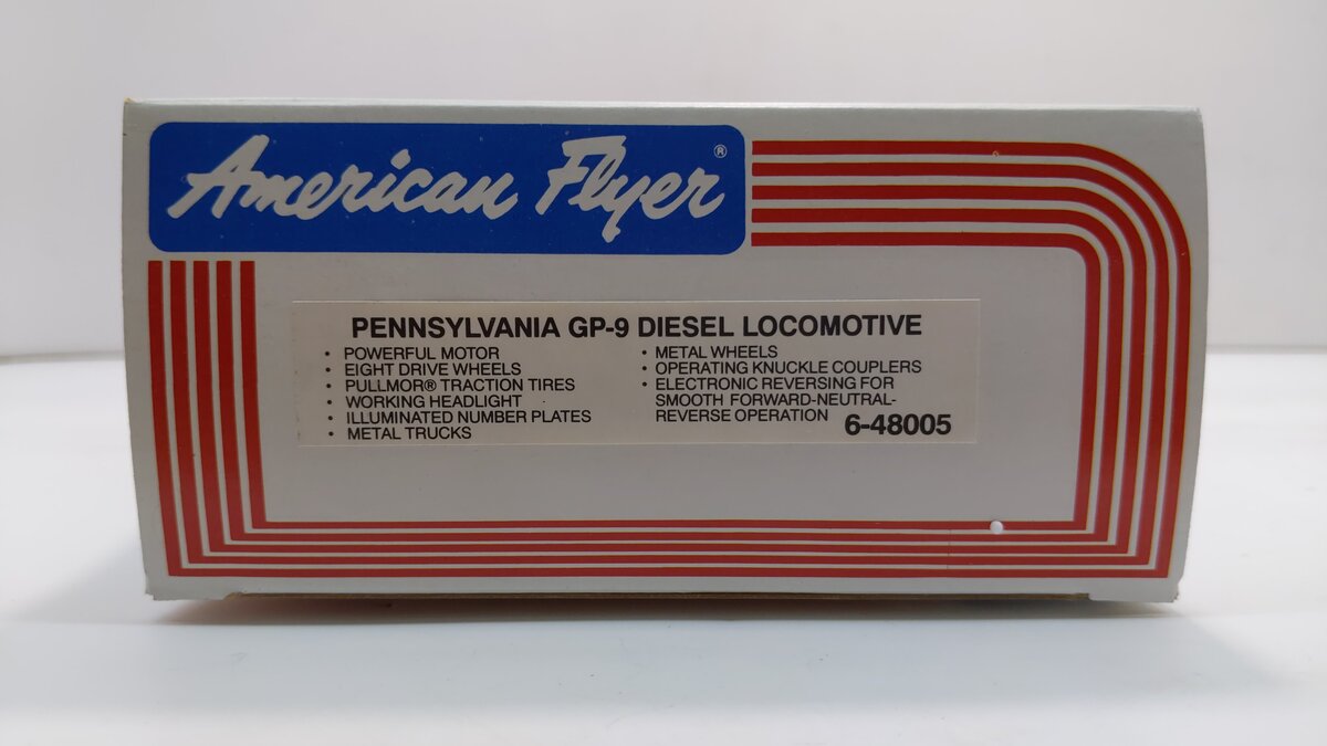 American Flyer 6-48005 S Gauge Pennsylvania GP-9 Diesel Locomotive LN/Box