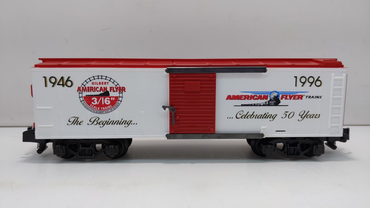American Flyer 6-48324 S Gauge 50th Anniversary Commemorative Boxcar NIB