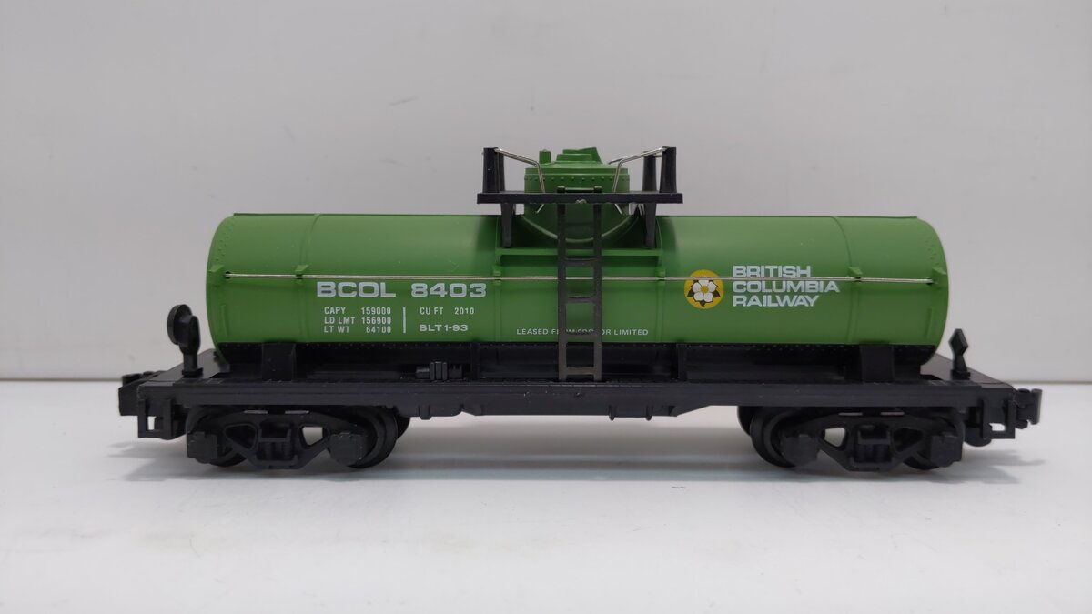 American Flyer 6-48403 S Scale British Columbia Tank Car #8403 LN/Box