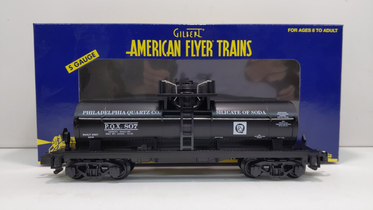 American Flyer 6-48421 S Gauge Philadelphia Quartz Tank Car #807