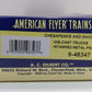 American Flyer 6-48347 S Gauge Chesapeake & Ohio Boxcar #12701 NIB