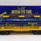 American Flyer 6-48412 S Gauge Alaska 3-Dome Tank Car #48412 NIB